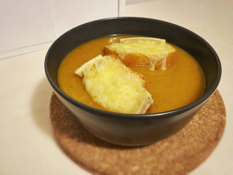 soupe au potiron - sopa de calabaza